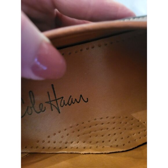 Cole Haan Nike Air Brown Leather Loafer 10 Preppy Comfort Old Money Academia